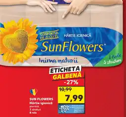 Kaufland SUN FLOWERS Hârtie igienică Ofertă