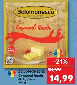 Kaufland SOLOMONESCU Caşcaval Rucăr Ofertă
