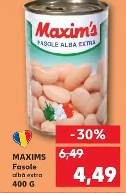 Kaufland MAXIMS Fasole Ofertă