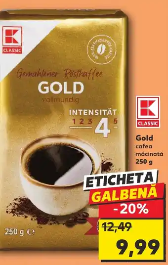 Kaufland Gold cafea măcinată Ofertă