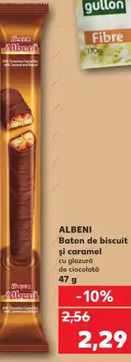 Kaufland ALBENI Baton de biscuit şi caramel Ofertă