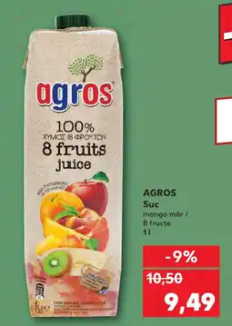 Kaufland AGROS Suc 1L Ofertă