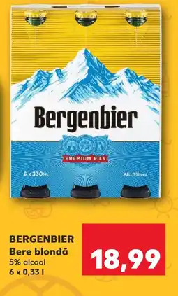 Kaufland BERGENBIER Bere blondă Ofertă