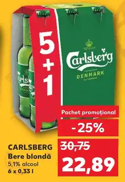 Kaufland CARLSBERG Bere blondă Ofertă
