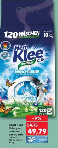 Kaufland HERR KLEE Detergent automat pentru rufe Ofertă