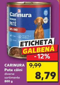 Kaufland CARINURA Pate câini Ofertă