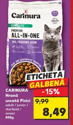 Kaufland CARINURA Hrană uscată Pisici Ofertă