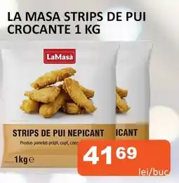 Unicarm LA MASA STRIPS DE PUI CROCANTE 1 KG Ofertă