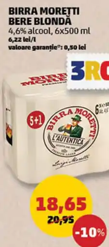Penny BIRRA MORETTI BERE BLONDĂ Ofertă