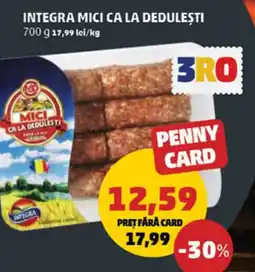 INTEGRA MICI CA LA DEDULEȘTI