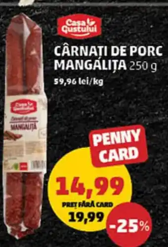 Penny CÂRNAŢI DE PORC MANGALITA Ofertă