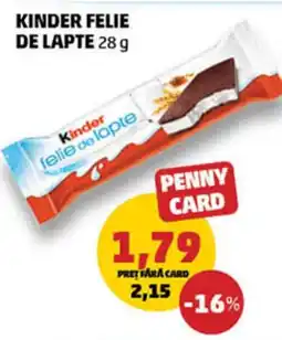 KINDER FELIE DE LAPTE