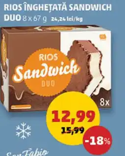 RIOS ÎNGHEȚATĂ SANDWICH DUO