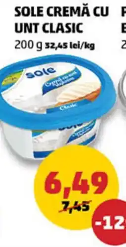 SOLE CREMĂ CU UNT CLASIC