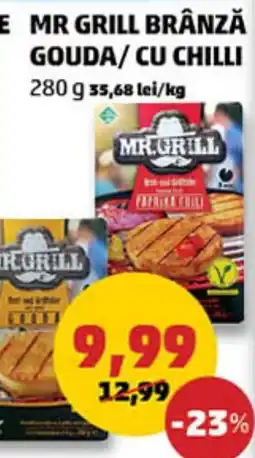 MR GRILL BRÂNZĂ GOUDA/ CU CHILLI