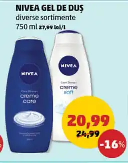 Penny NIVEA GEL DE DUȘ Ofertă
