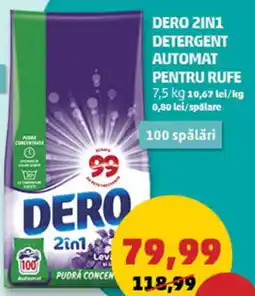 DERO 2IN1 DETERGENT AUTOMAT PENTRU RUFE