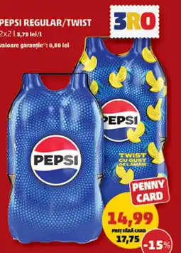 Penny PEPSI REGULAR/TWIST Ofertă