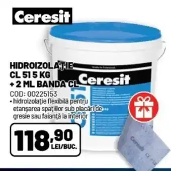 Ambient HIDROIZOLATIE CL 515 KG +2 ML BANDA CL Ofertă