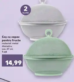 Coș cu capac pentru fructe
