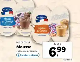 Lidl DUC DE COEUR Mousse Ofertă