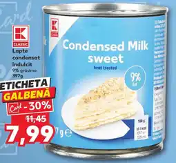 Kaufland Lapte condensat îndulcit Ofertă
