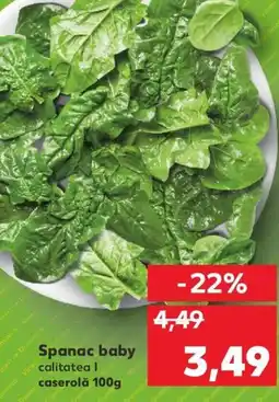 Kaufland Spanac baby Ofertă