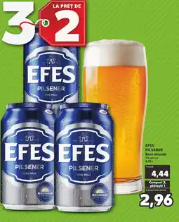 Kaufland EFES PILSENER Bere blondǎ 0.33L Ofertă