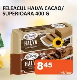 Unicarm FELEACUL HALVA CACAO/ SUPERIOARA 400 G Ofertă