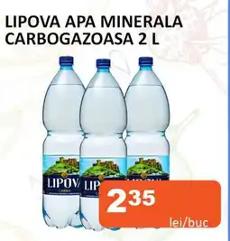 Unicarm LIPOVA APA MINERALA CARBOGAZOASA 2 L Ofertă