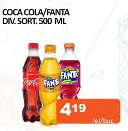COCA COLA/FANTA DIV. SORT. 500 ML