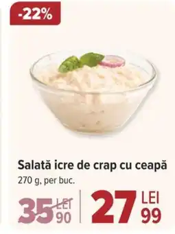 Carrefour Salată icre de crap cu ceapă Ofertă
