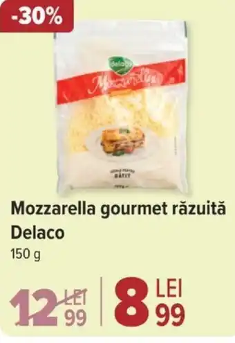 Carrefour Mozzarella gourmet răzuită Delaco Ofertă