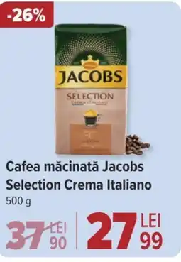 Carrefour Cafea măcinată Jacobs Selection Crema Italiano Ofertă