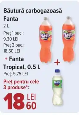 Carrefour Băutură carbogazoasă Fanta 2L Ofertă