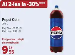 Carrefour Pepsi Cola 2.5L Ofertă