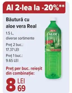 Băutură cu aloe vera Real 1.5L