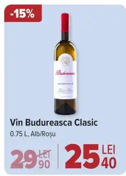 Carrefour Vin Budureasca Clasic 0.75L Ofertă
