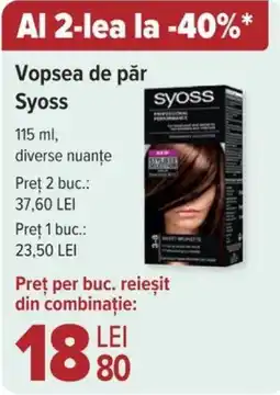 Vopsea de păr Syoss