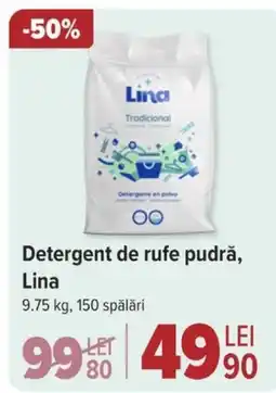 Carrefour Detergent de rufe pudră, Lina Ofertă