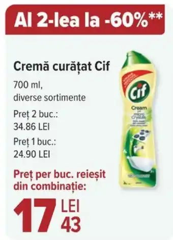 Carrefour Cremă curățat Cif Ofertă