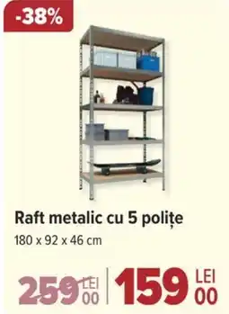 Carrefour Raft metalic cu 5 polițe Ofertă