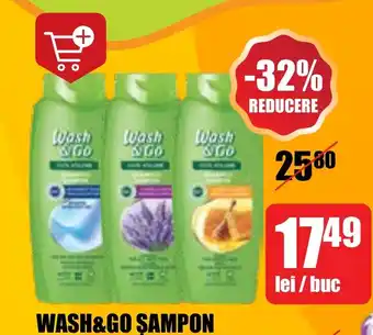 Auchan WASH&GO SAMPON Ofertă