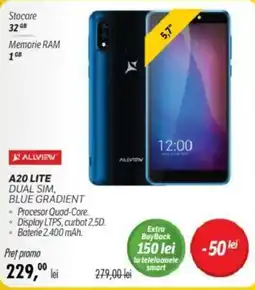 A20 LITE DUAL SIM, BLUE GRADIENT