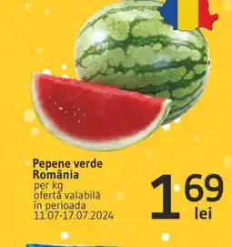 Supeco Pepene verde România Ofertă