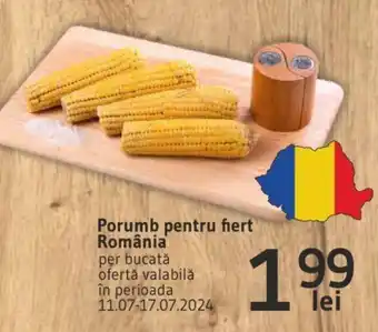 Supeco Porumb pentru fiert România Ofertă