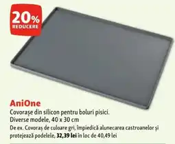 AniOne Covorase din silicon pentru boluri pisici.
