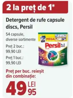 Carrefour Detergent de rufe capsule discs, Persil Ofertă