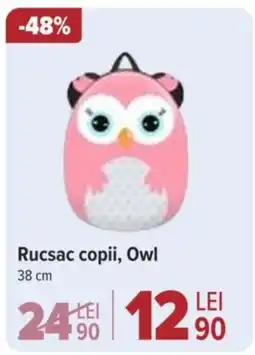 Carrefour Rucsac copii, Owl Ofertă