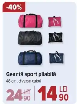 Geantă sport pliabilă
